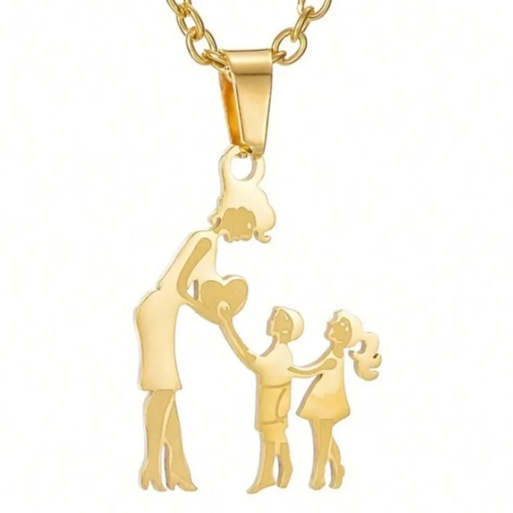 3for$20 Mother Son Daughter Pendant Necklace Women's adjustable Necklace